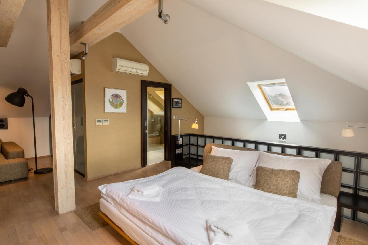 Hotel Villa Necas ジリナ エクステリア 写真